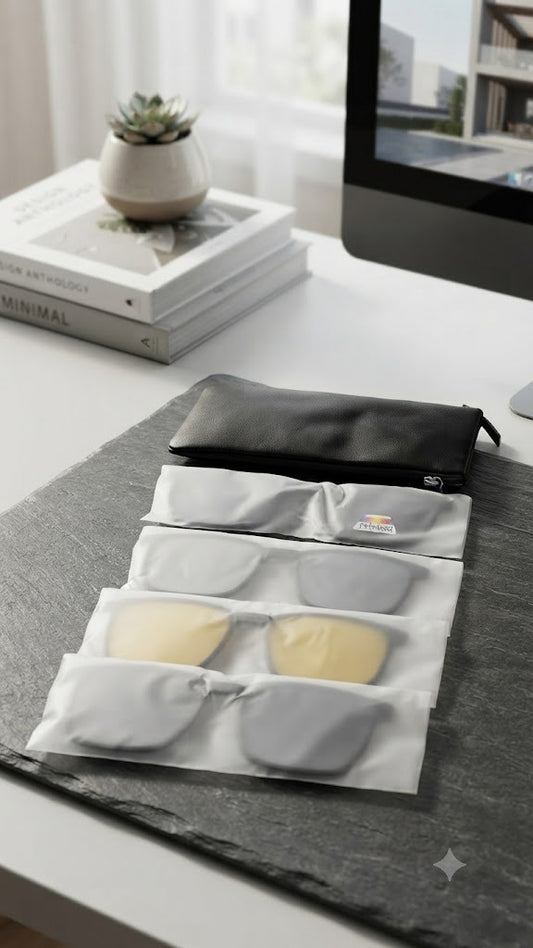 Lentes para el Sol. para caballero  -  Lente 5 en 1   C191