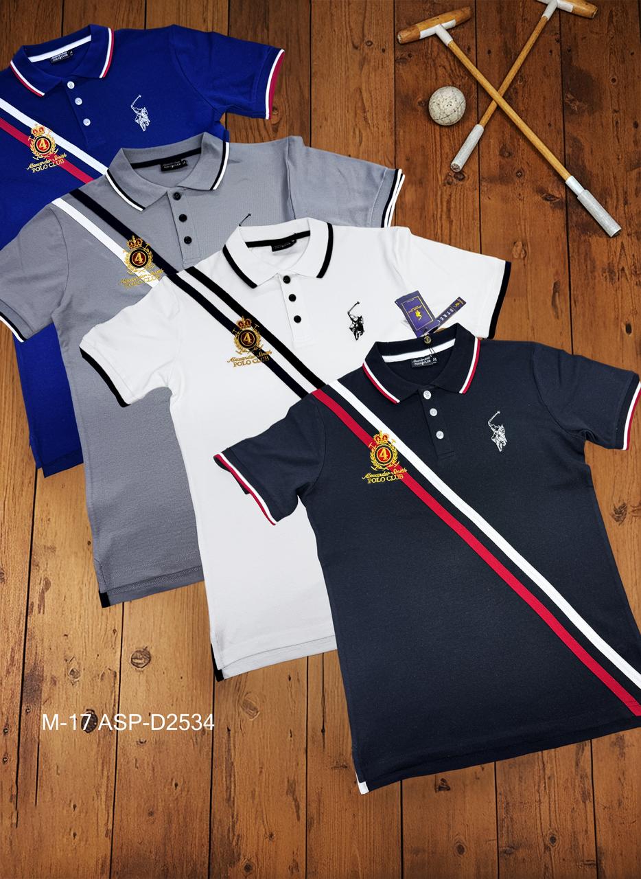 Camisa Polo Club Alexander Smith  Azul NK22