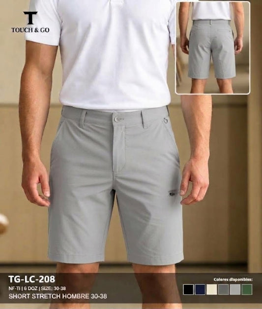 Short Casual Touch & Go para Caballero/ NK34 Gris Oscuro
