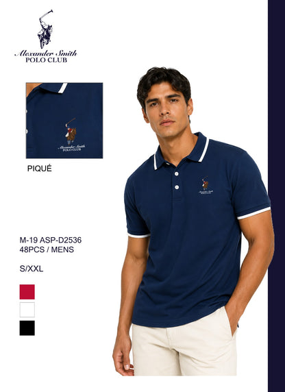 Camisa Polo Club Alexander Smith  Azul Marino NK04