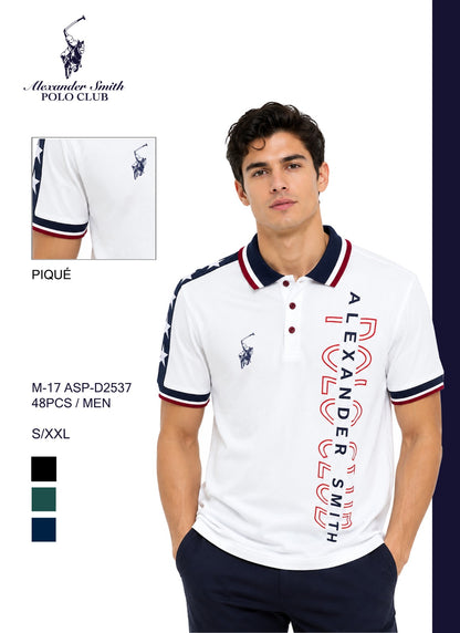 Camisa Polo Club Alexander Smith Blanco NK05
