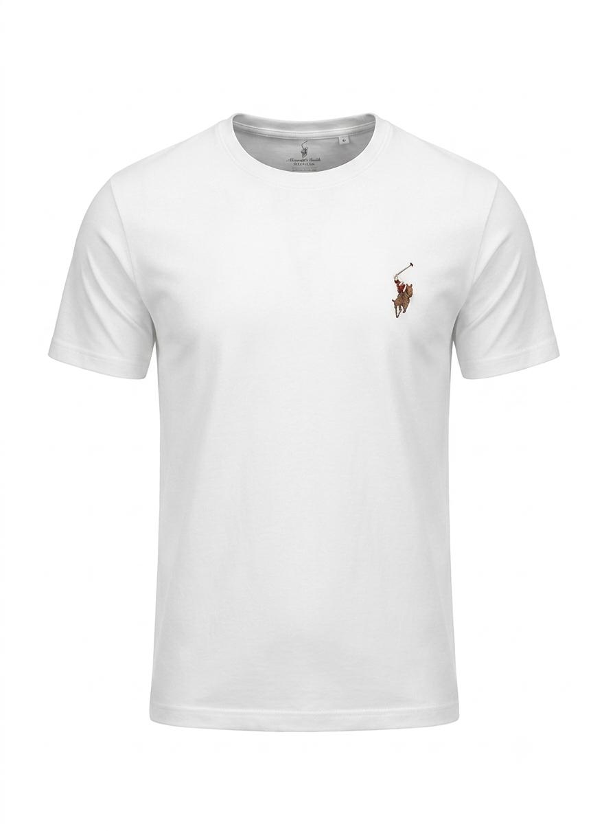 Camiseta Polo Club Alexander Smith - Blanca KCN07