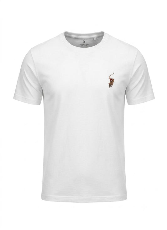Camiseta Polo Club Alexander Smith - Blanca KCN07