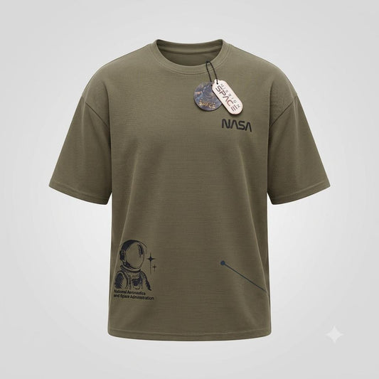 Camisa Oversize marca Mission Space/ Verde KCN38