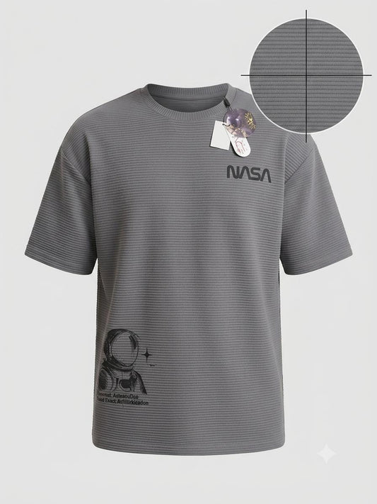 Camisa Oversize marca Mission Space/ Gris KCN38