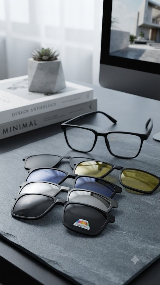 Lentes para el Sol. para caballero  -  Lente 5 en 1   C191