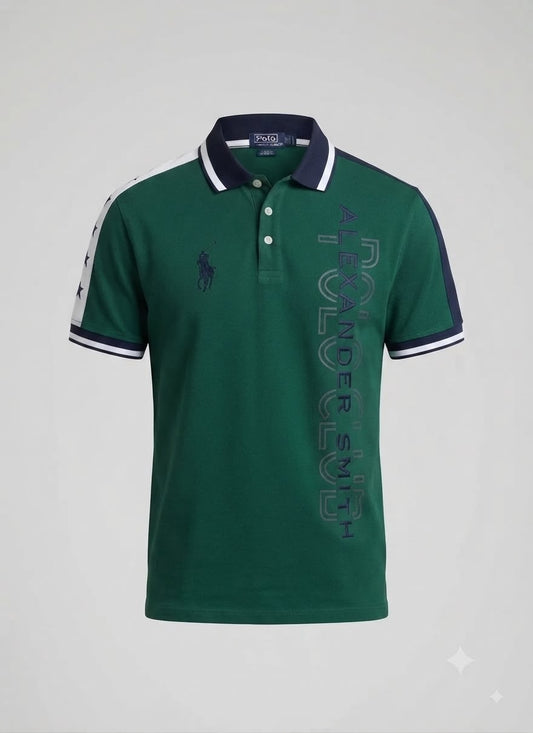 Camisa Polo Club Alexander Smith  Verde NK05
