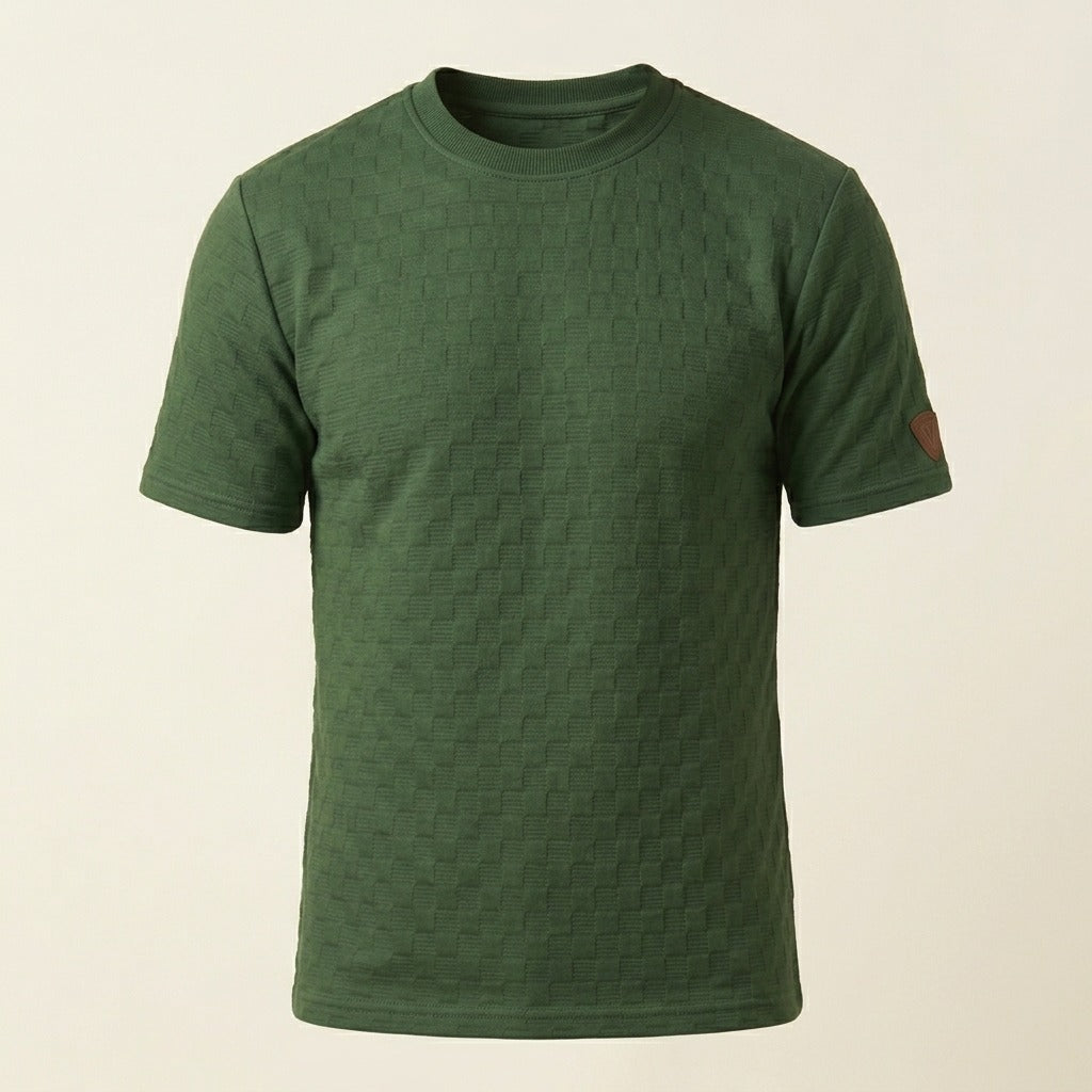 Camiseta Over Size con Alto relieve  Marca Interview -  Verde NK20