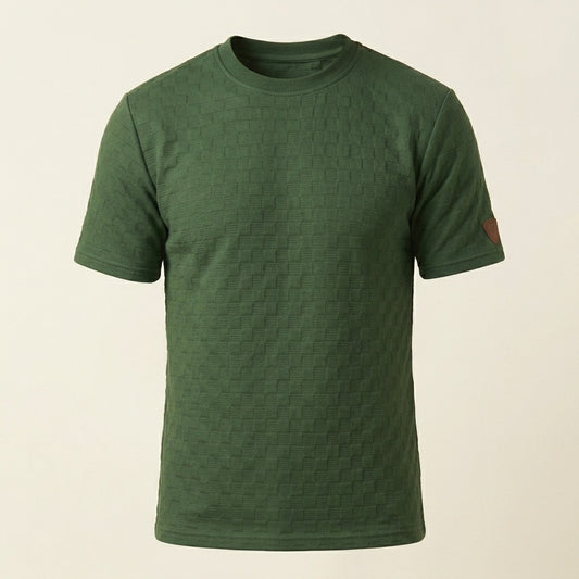 Camiseta Over Size con Alto relieve  Marca Interview -  Verde NK20