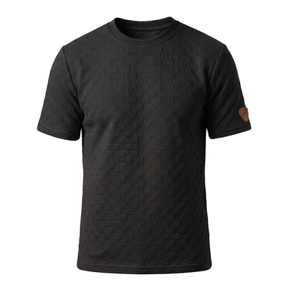 Camiseta Over Size con Alto relieve  Marca Interview -  Negro NK20