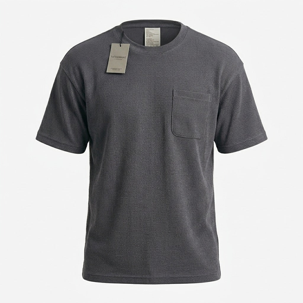 Camiseta Over Size Marca Interview - Gris NK19
