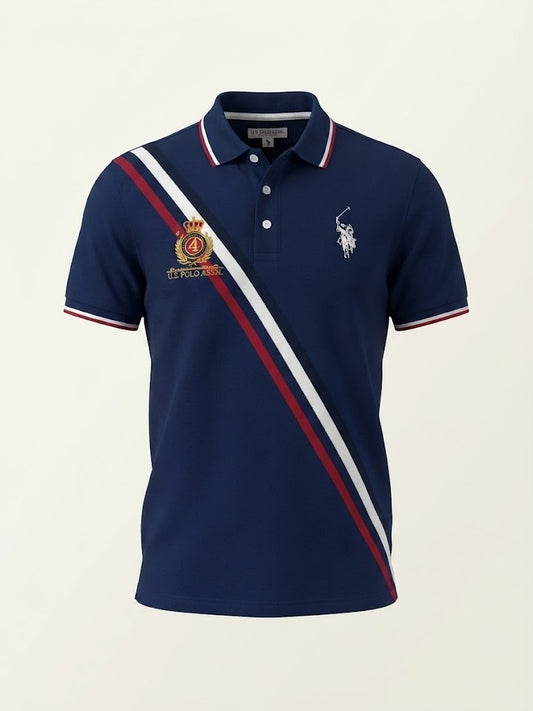 Camisa Polo Club Alexander Smith  Azul NK22