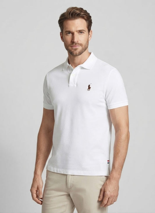 Camisa Polo Club Alexander Smith Blanco  NK23