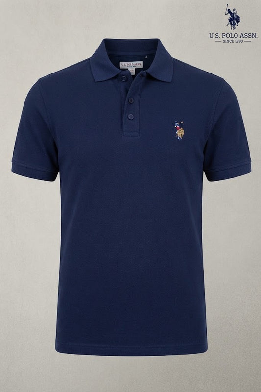 Camisa Polo Club Alexander Smith Azul  NK23