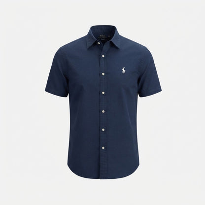 Camisa Polo Club Alexander Smith  Formal Azul  NK24