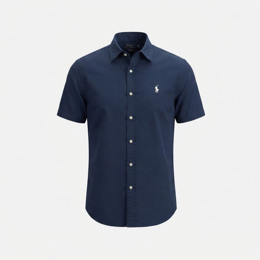 Camisa Polo Club Alexander Smith  Formal Azul  NK24