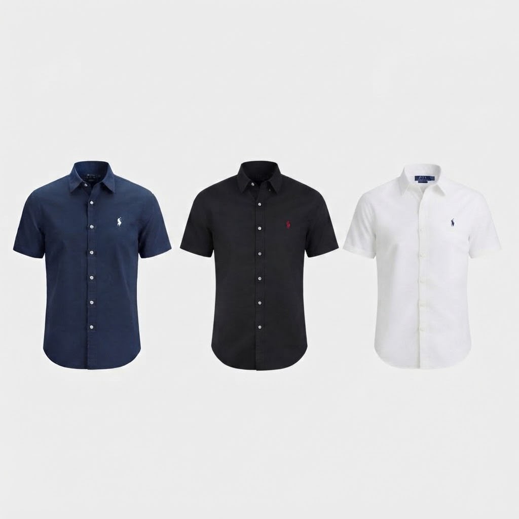 Camisa Polo Club Alexander Smith  Formal Blanco  NK24