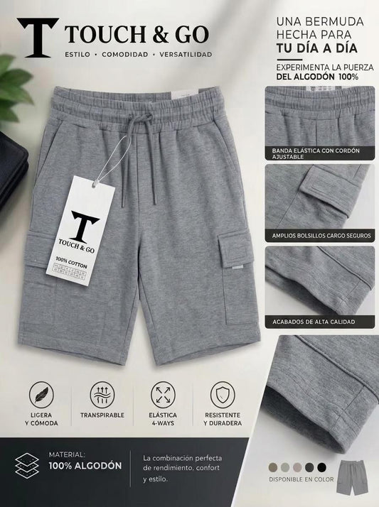 Short Casual Touch & Go Premium para Caballero/ NK35 Gris