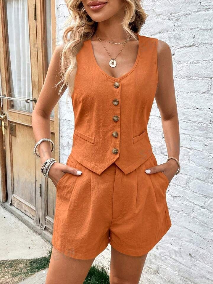 Conjunto para Dama / Naranja IM11