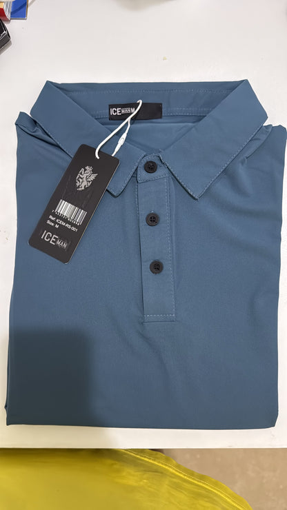 Camisa Ice Man Tipo polo Premium NK36 Azul