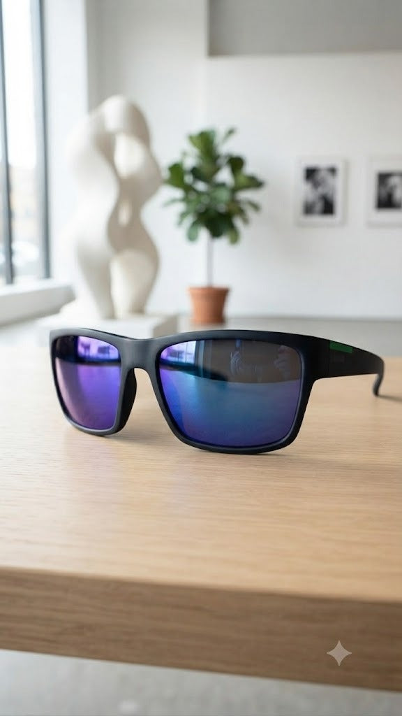 Lentes para el Sol. para caballero  -Estilo Linea/ Lente Azul C187