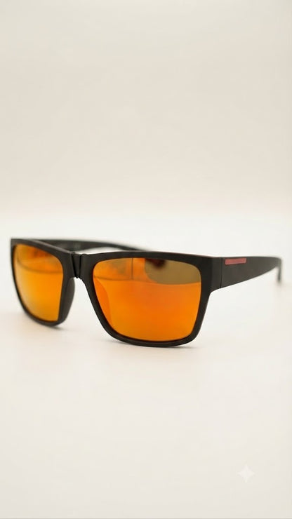 Lentes para el Sol. para caballero  -Estilo Linea/ Lente Naranja C187