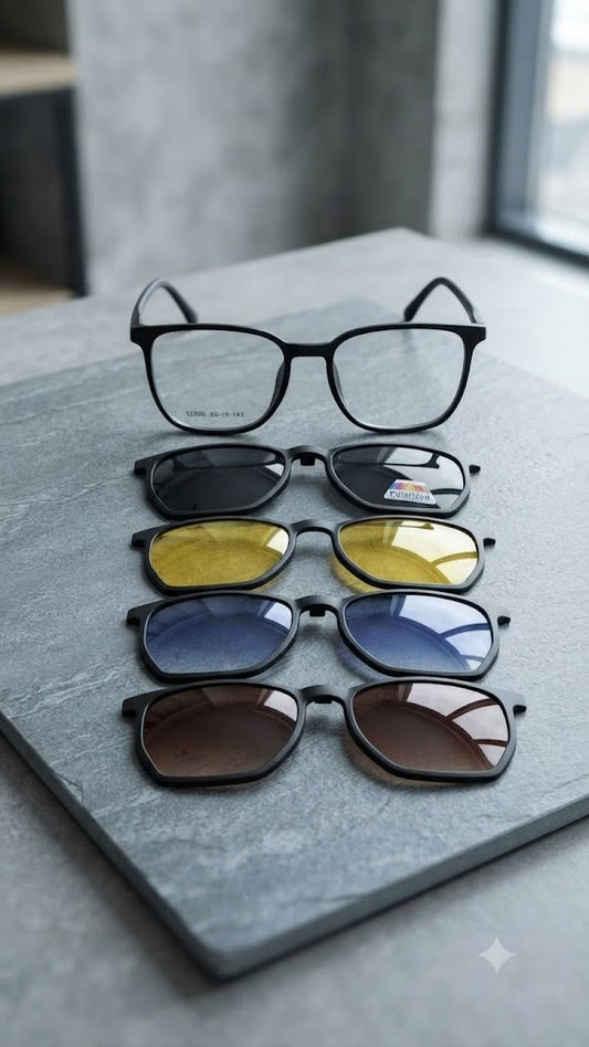 Lentes para el Sol. para caballero  -  Lente 5 en 1   C192