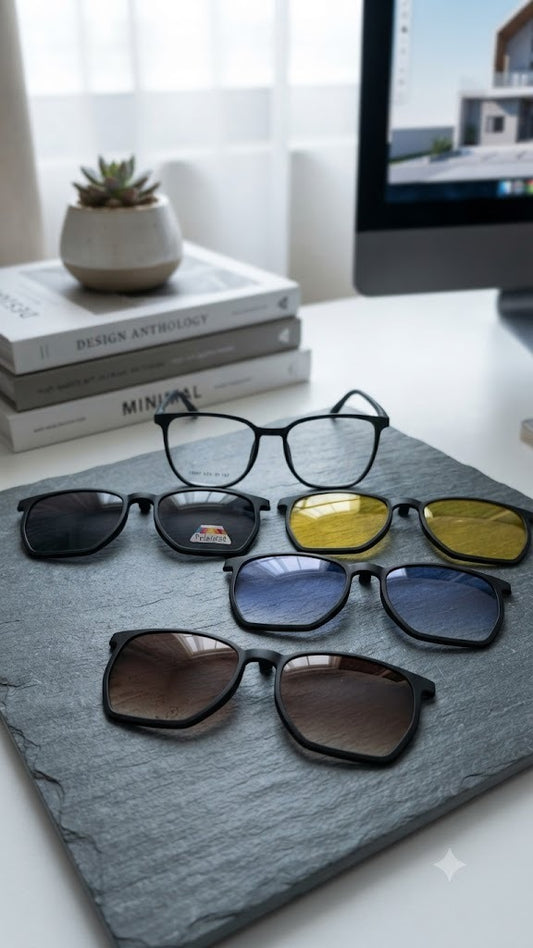 Lentes para el Sol. para caballero  -  Lente 5 en 1   C192