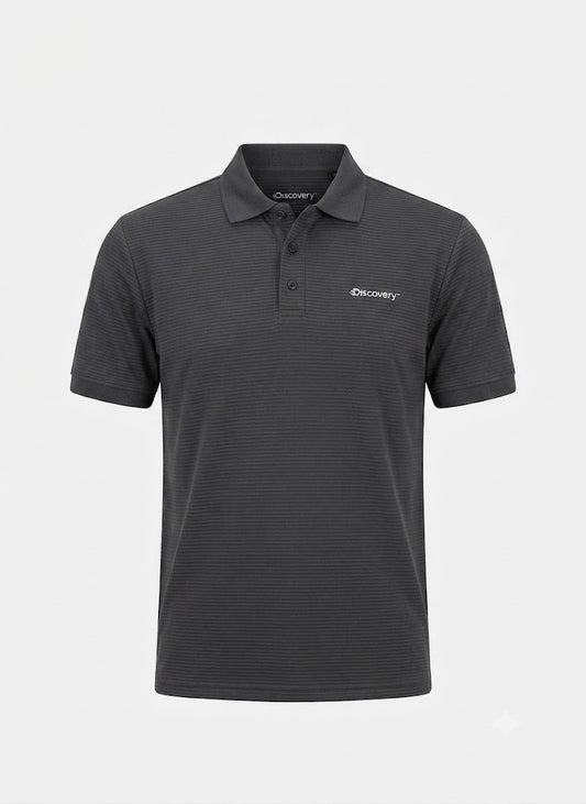 Camisa Tipo Polo Marca Discovery  Negro NK07