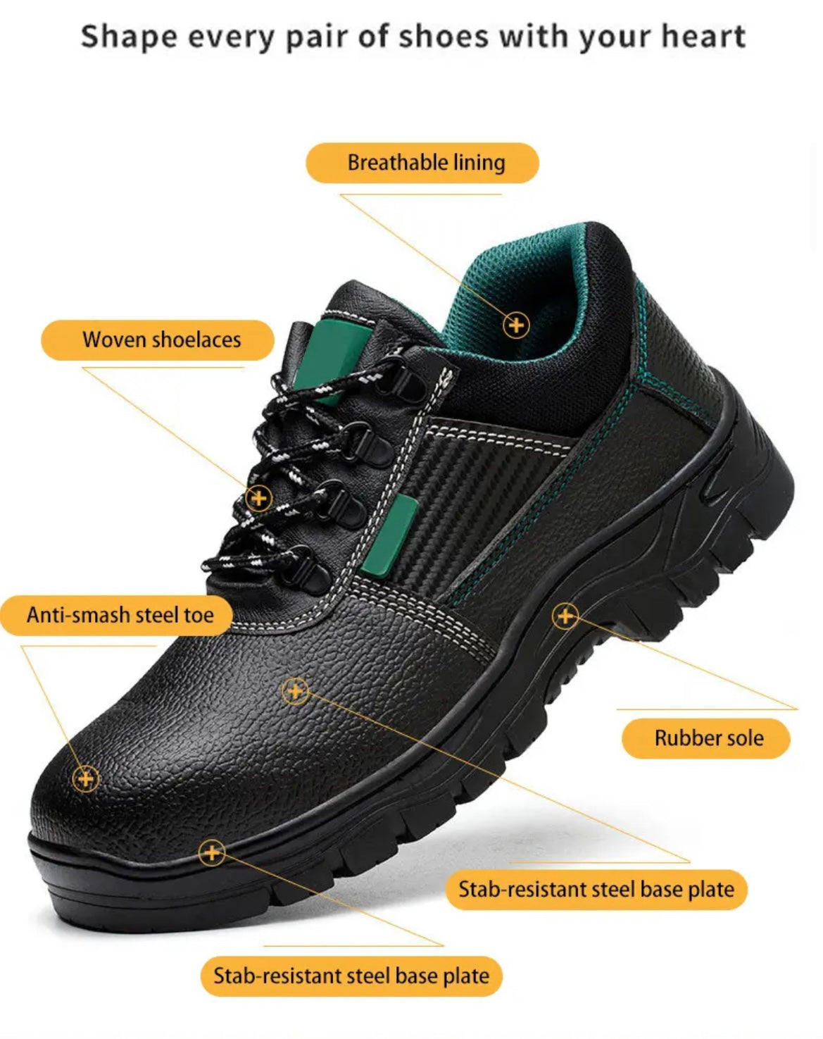 Burro de Seguridad con Punta de Acero - Bajo- E11