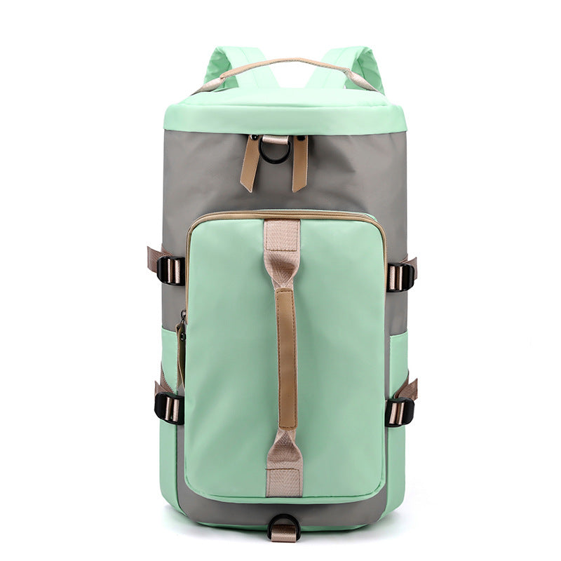 Mochila Impermeable-Multifuncional, Verde-Gris K143