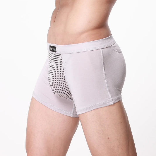 Boxer Terapia Magnética - Gris Claro K246