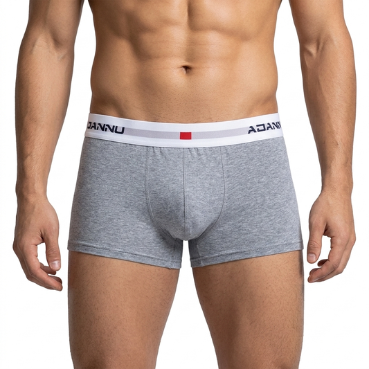 Boxer Adannu Algodón - Gris-K157