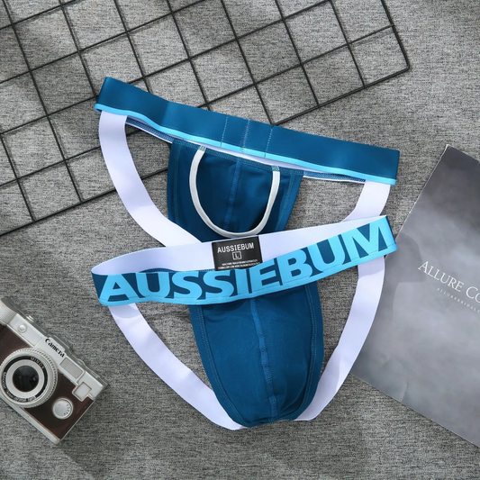 Jockstraps Aussiebum azul claro / K409