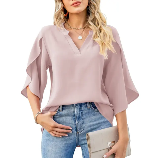 Camisa casual para dama / Rosa RA113