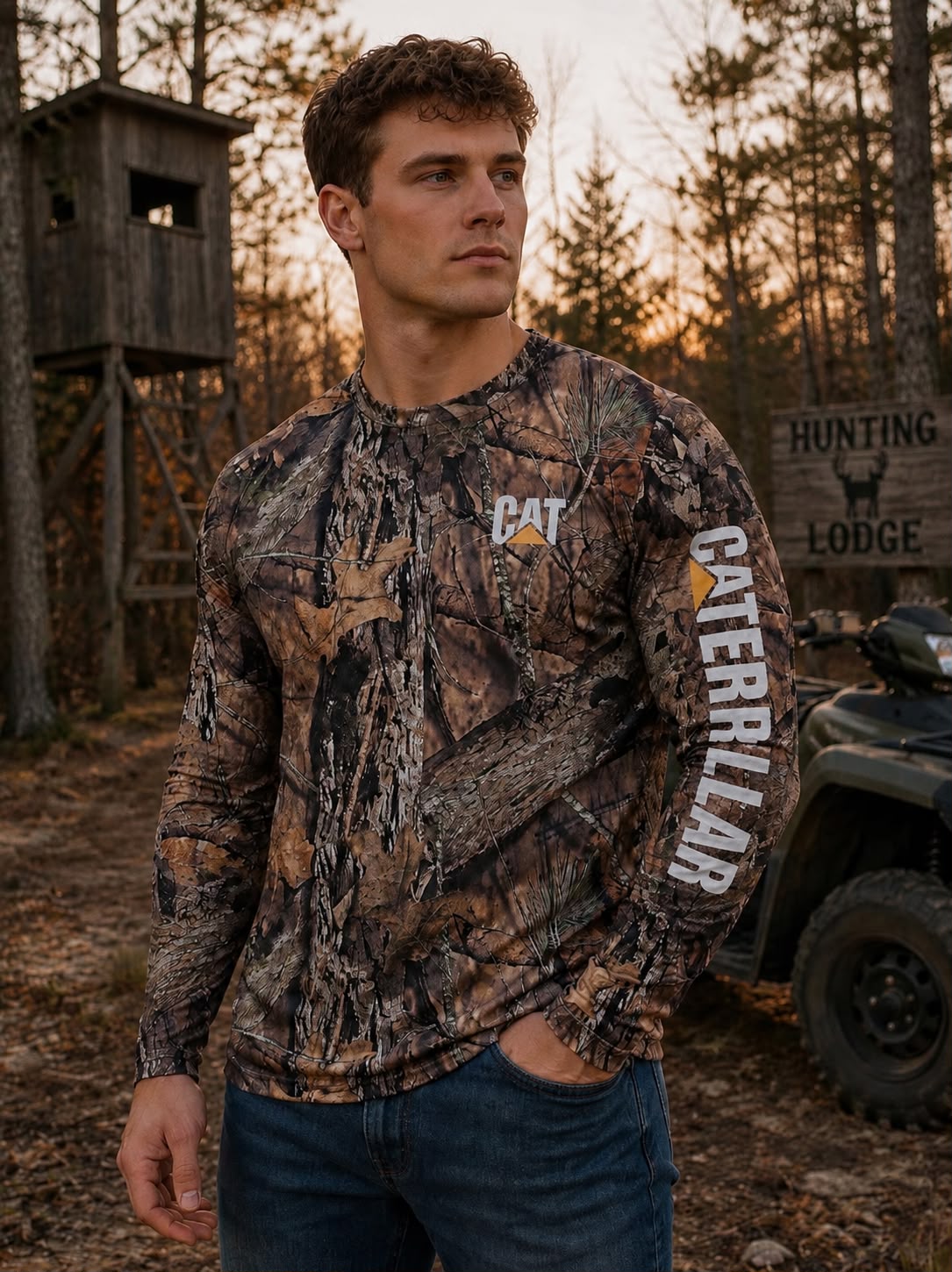 Camisa camuflaje manga larga / Cafe BL66