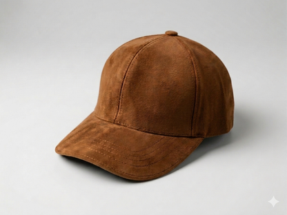 Gorra de cuero original Outlet 47/ Cafe claro  K411
