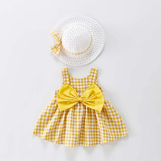 Vestido sin mangas / Sombrero / RA72 / Amarillo