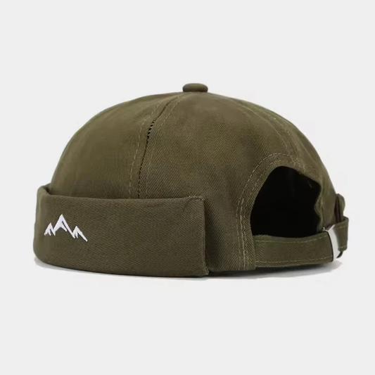 Gorra sin visera  para caballero / K384 verde