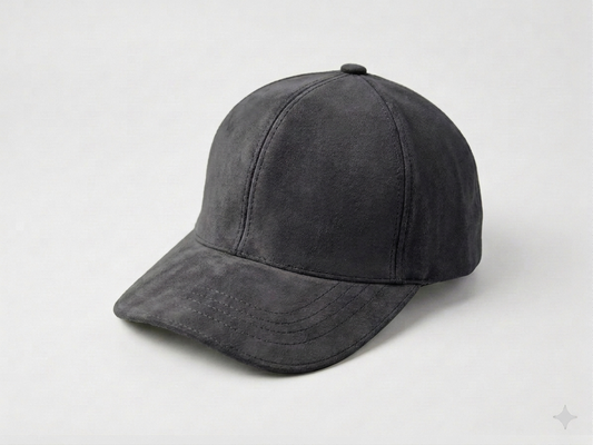 Gorra de cuero original / Negro K411