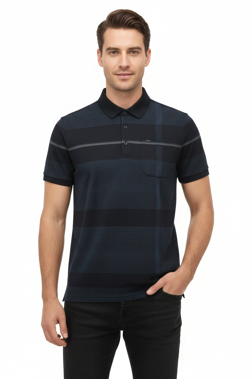 Camisa casual / KM12 Negro/Gris