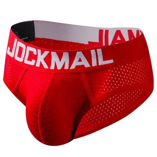 Calzoncillo para caballero de malla / K391 rojo