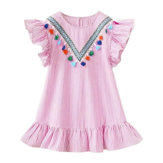 Vestido para niña / RA44 / Rosa