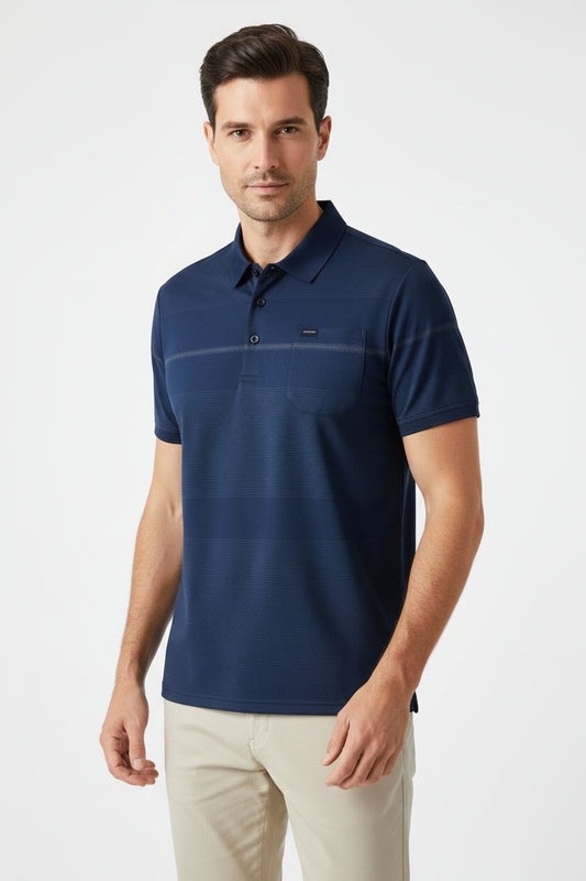 Camisa casual / KM12 azul oscuro