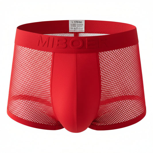 Boxer transparente / K405 rojo