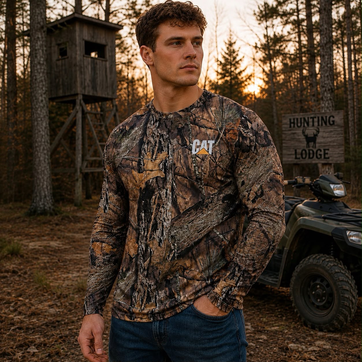 Camisa camuflaje manga larga / Cafe BL66