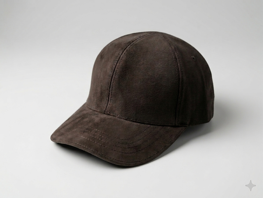 Gorra de cuero original / Cafe K411