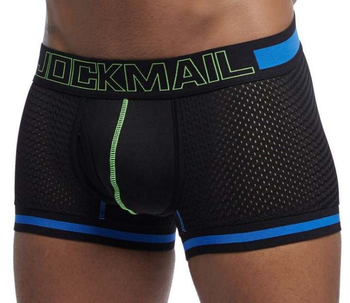 Boxer Jockmail Licra - Negro K243