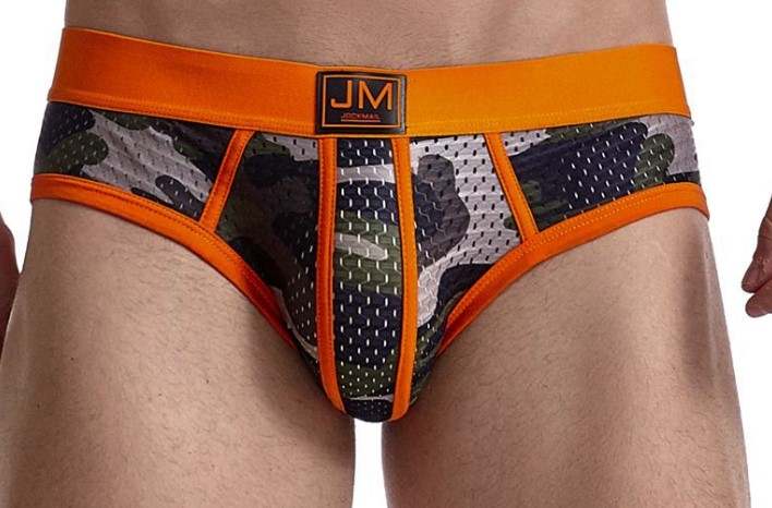 Speckled Jockmail Brief - Orange