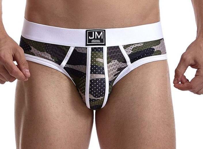 Calzoncillo Jockmail Moteado - Blanco-K152